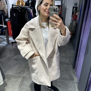 KABAN DÜŞÜK KOL BEJ ÇİZGİLİ