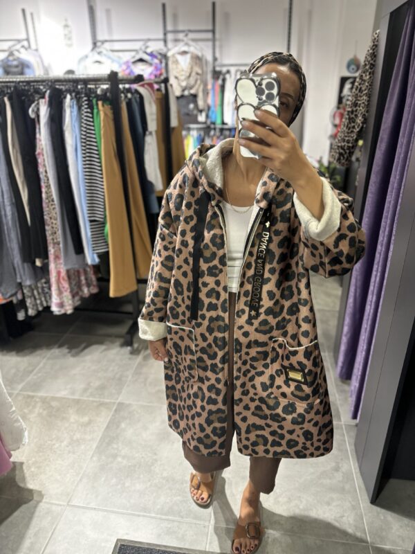 ARMALI LEOPAR CEKET - Görsel 4