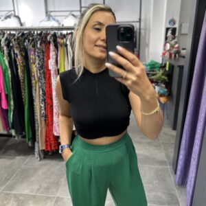 ÖRDEKYEŞİLİ ŞALVAR PANTOLON ST