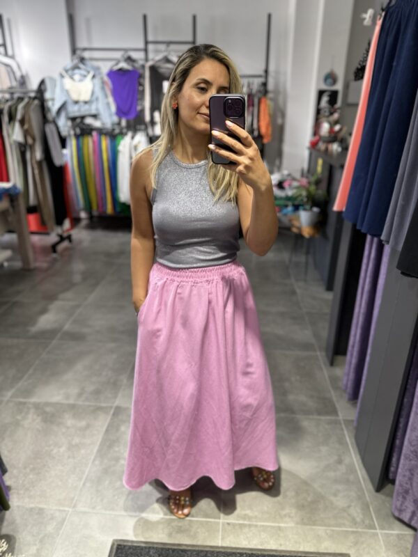 PEMBE KETEN ETEK - Görsel 5