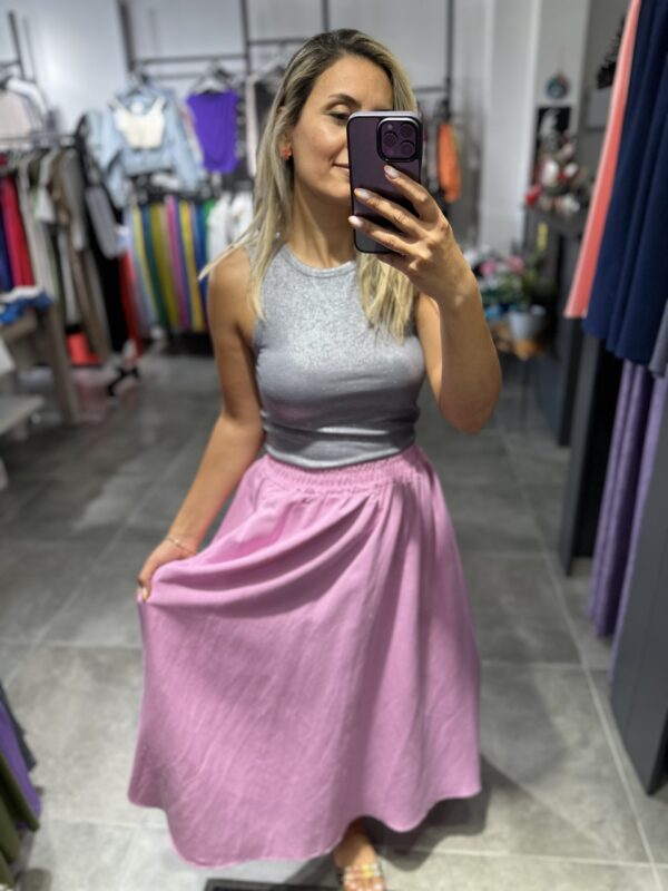 PEMBE KETEN ETEK - Görsel 2