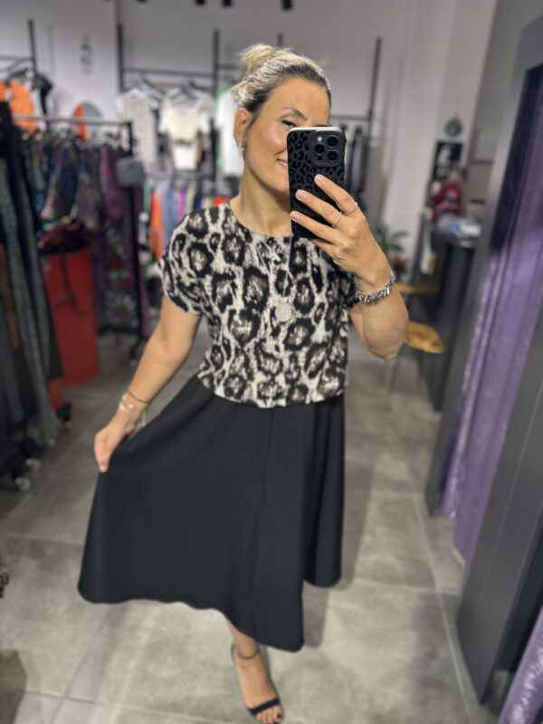 LEOPAR BLUZLU ELBİSE - Görsel 6