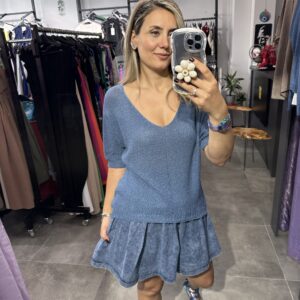 MAVİ TRİKO İNCE KAZAK
