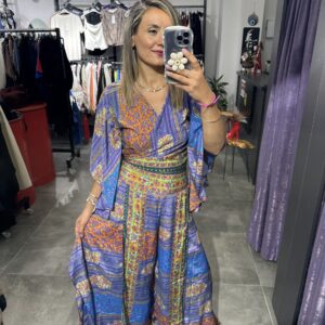MOR MAVİLİ İKİLİ İTALYAN TAKIM